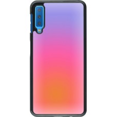 Samsung Galaxy A7 Case Hülle - Orange Pink Blue Gradient