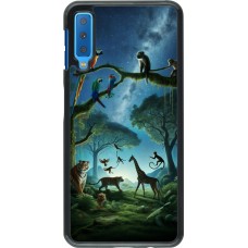 Samsung Galaxy A7 Case Hülle - Paradies der exotischen Tiere