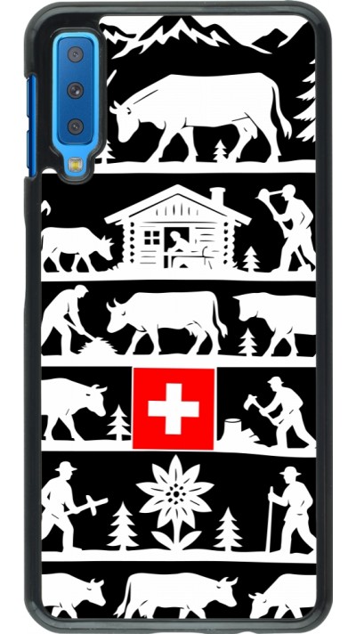 Samsung Galaxy A7 Case Hülle - Poya Schweiz 1 schwarz