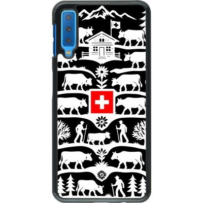 Samsung Galaxy A7 Case Hülle - Poya Schweiz 3 schwarz