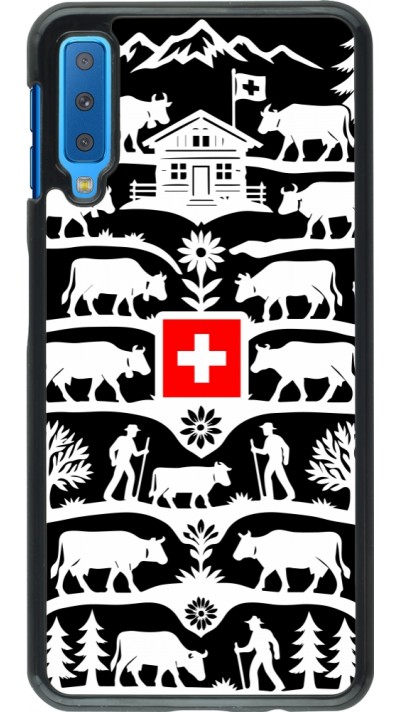 Samsung Galaxy A7 Case Hülle - Poya Schweiz 3 schwarz
