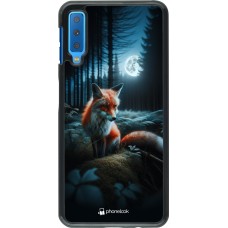 Samsung Galaxy A7 Case Hülle - Fuchs Mond Wald