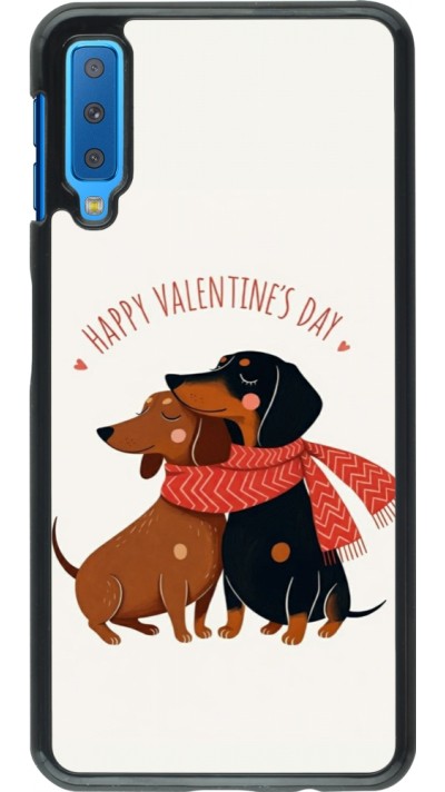 Samsung Galaxy A7 Case Hülle - Saint Valentines Day 26 Happy Valentine