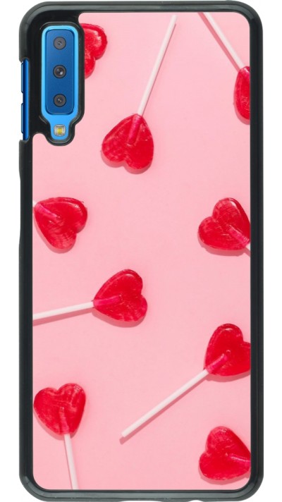 Samsung Galaxy A7 Case Hülle - Saint Valentines Day 26 Lollipop