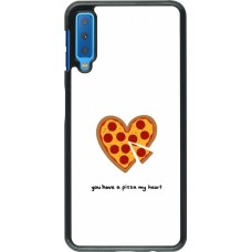 Samsung Galaxy A7 Case Hülle - Saint Valentines Day 26 You have my pizza heart