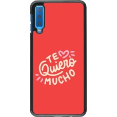 Samsung Galaxy A7 Case Hülle - Saint Valentines Day 26 Te quiero mucho