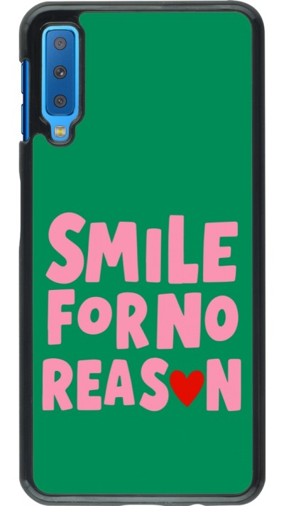 Samsung Galaxy A7 Case Hülle - Smile for no reason 2026