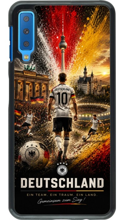 Samsung Galaxy A7 Case Hülle - Fussball Deutschland splash 2026