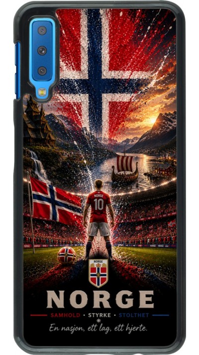 Samsung Galaxy A7 Case Hülle - Fussball Norwegen splash 2026