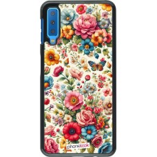 Samsung Galaxy A7 Case Hülle - Spring 25 fruehling bluetend