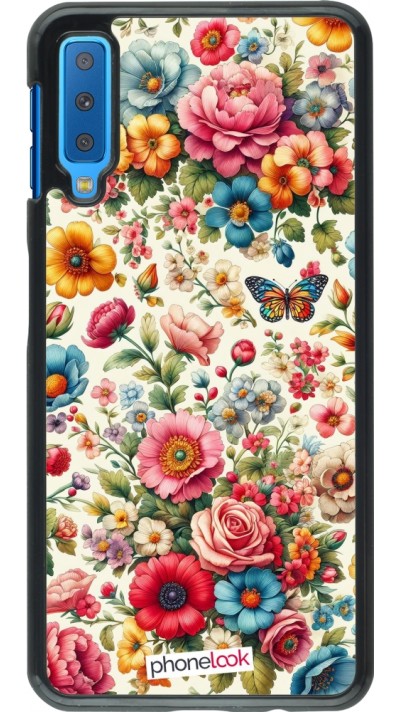Samsung Galaxy A7 Case Hülle - Spring 25 fruehling bluetend