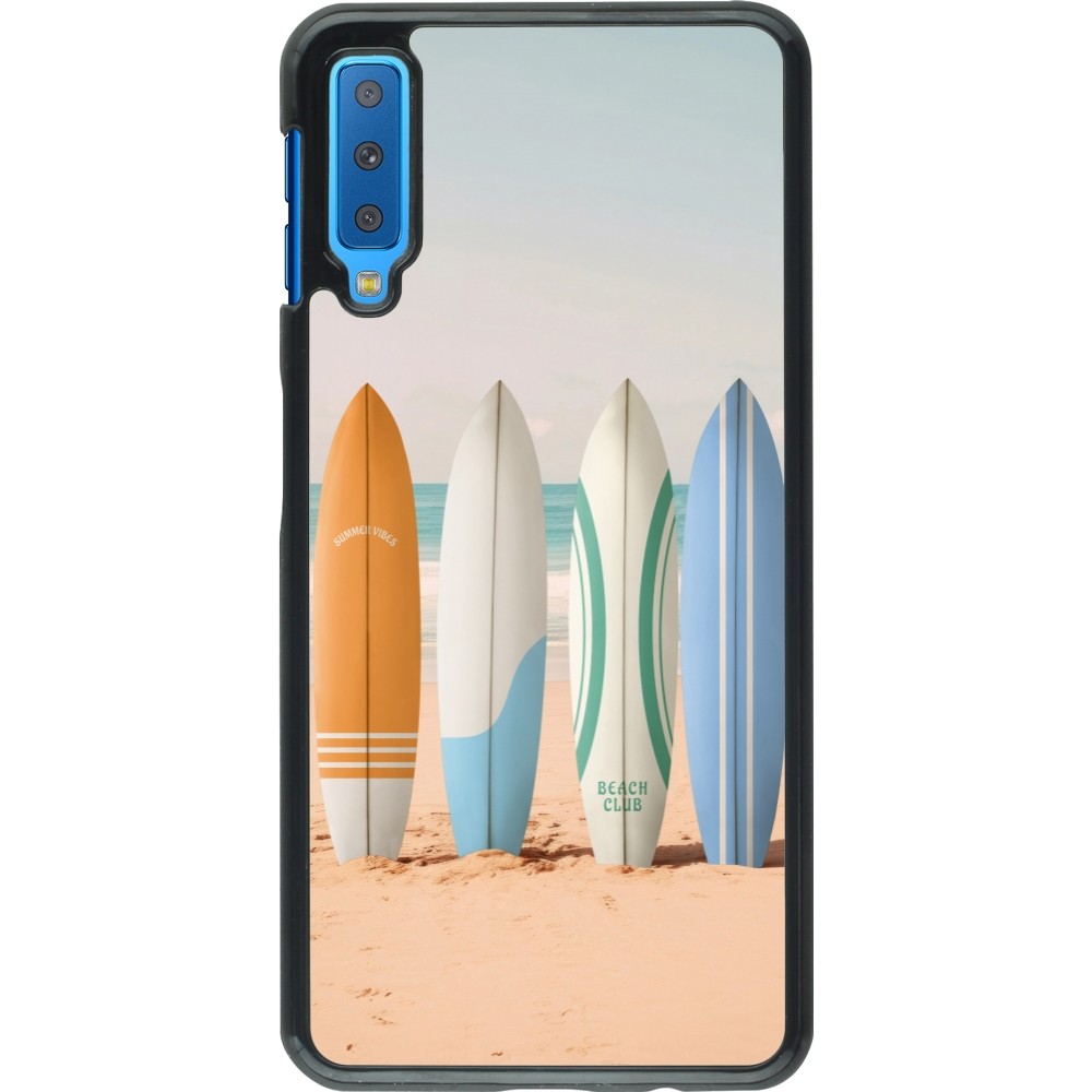 Samsung Galaxy A7 Case Hülle - Summer surfboard 2025
