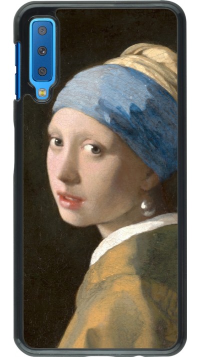 Samsung Galaxy A7 Case Hülle - Kunstbild - Das Mädchen mit dem Perlenohrring - Jan Vermeer