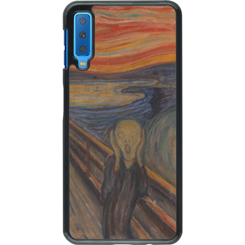 Samsung Galaxy A7 Case Hülle - Kunstbild - Der Schrei - Edvard Munch