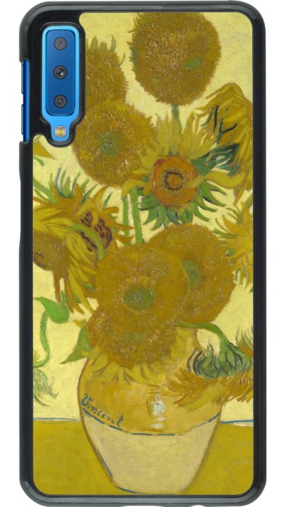 Samsung Galaxy A7 Case Hülle - Kunstbild - Sonnenblumen  - Van Gogh