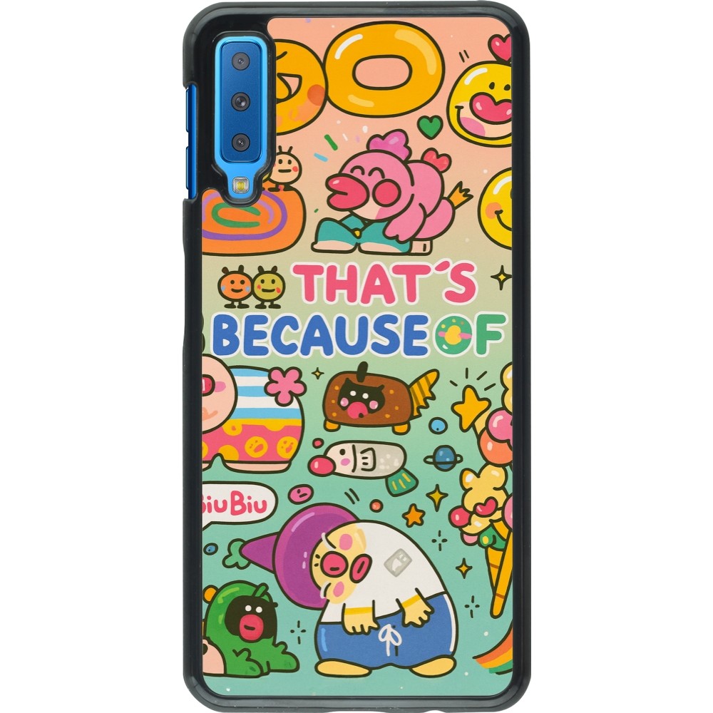 Samsung Galaxy A7 Case Hülle - Thats beacause of