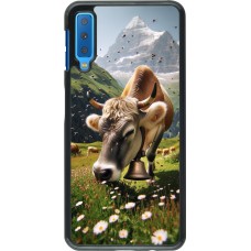 Samsung Galaxy A7 Case Hülle - Kuh Berg Wallis