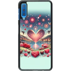 Samsung Galaxy A7 Case Hülle - Valentin 2025 Schick