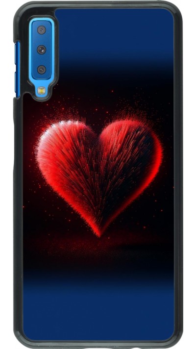 Samsung Galaxy A7 Case Hülle - Valentin 2025 rotes Herz