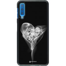 Hülle Samsung Galaxy A7 - Valentine 2022 Black Smoke