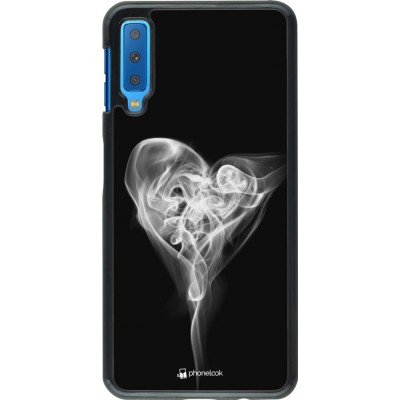 Hülle Samsung Galaxy A7 - Valentine 2022 Black Smoke