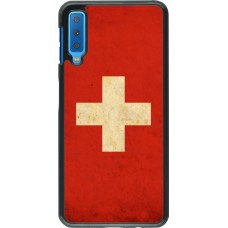 Hülle Samsung Galaxy A7 - Vintage Flag SWISS