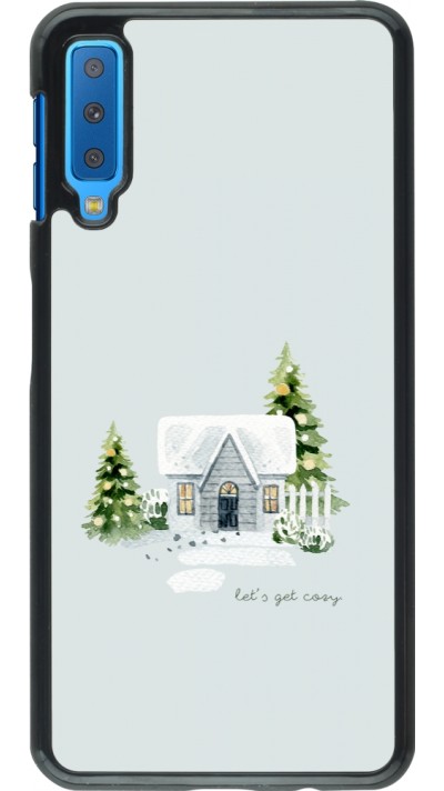 Samsung Galaxy A7 Case Hülle - Winter 25 Cosy House