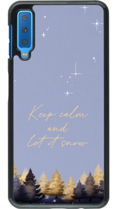 Samsung Galaxy A7 Case Hülle - Winter 25 Winter illustration of trees