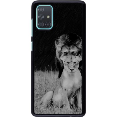 Hülle Samsung Galaxy A71 - Angry lions