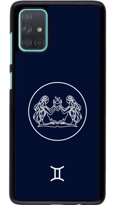 Samsung Galaxy A71 Case Hülle - Astrologie Zwillinge