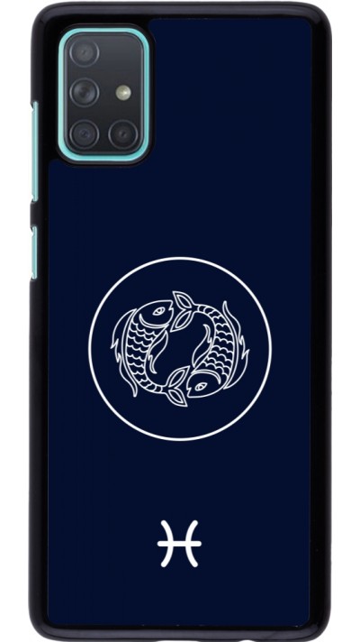 Samsung Galaxy A71 Case Hülle - Astrologie Fische