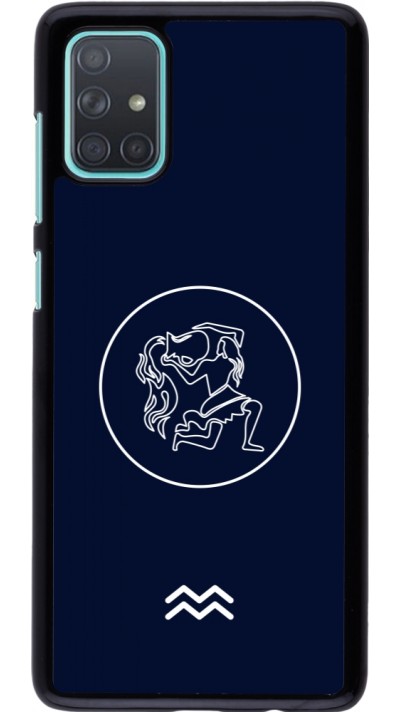 Samsung Galaxy A71 Case Hülle - Astrologie Wassermann