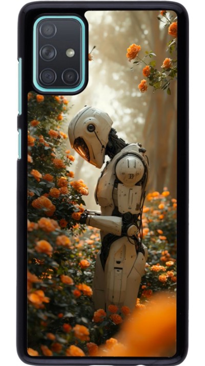 Coque Samsung Galaxy A71 - Astronaut flowers 2025