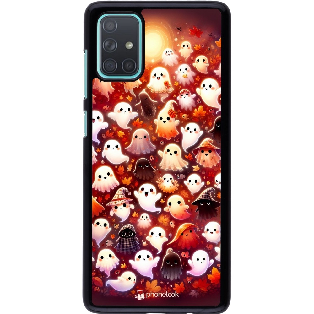 Samsung Galaxy A71 Case Hülle - Gespenster Herbst niedlich