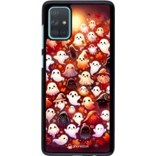 Samsung Galaxy A71 Case Hülle - Gespenster Herbst niedlich
