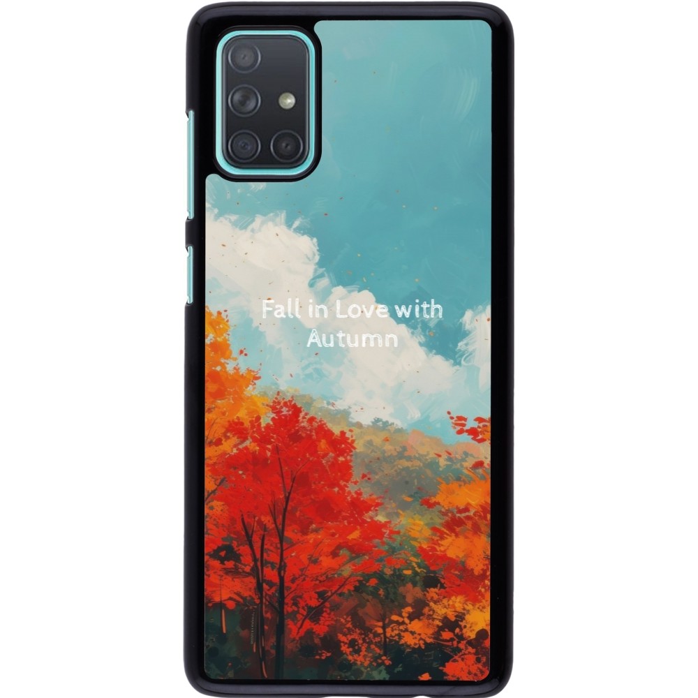 Samsung Galaxy A71 Case Hülle - Autumn 25 Fall in love
