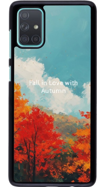 Samsung Galaxy A71 Case Hülle - Autumn 25 Fall in love