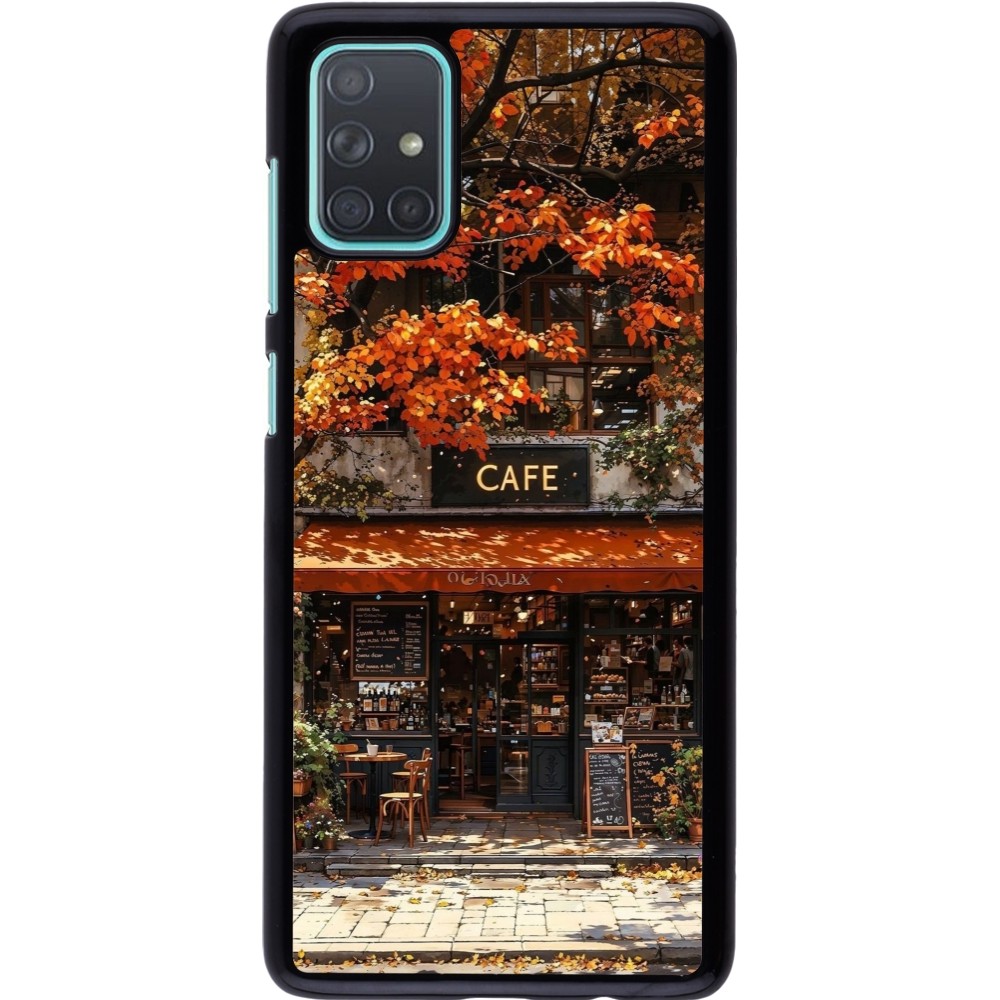 Samsung Galaxy A71 Case Hülle - Autumn 25 Coffee shop