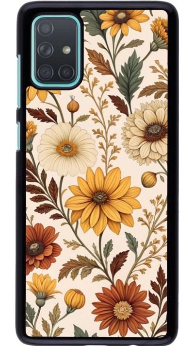 Samsung Galaxy A71 Case Hülle - Autumn 25 Flower pattern