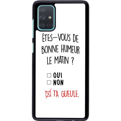 Hülle Samsung Galaxy A71 - Bonne humeur matin