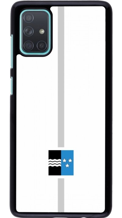 Samsung Galaxy A71 Case Hülle - Kanton AG weiss
