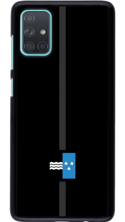 Samsung Galaxy A71 Case Hülle - Kanton AG schwarz