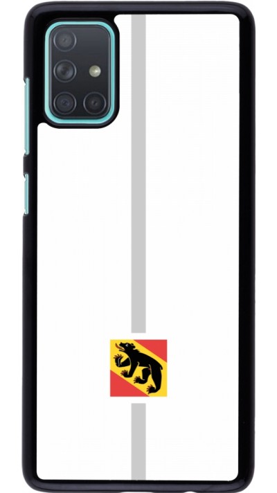 Samsung Galaxy A71 Case Hülle - Kanton BE weiss