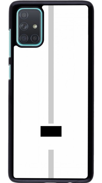 Samsung Galaxy A71 Case Hülle - Kanton FR weiss
