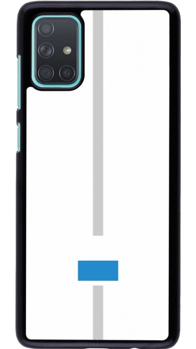 Samsung Galaxy A71 Case Hülle - Kanton LU weiss