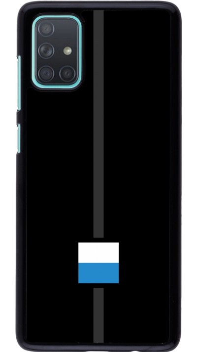 Samsung Galaxy A71 Case Hülle - Kanton LU schwarz