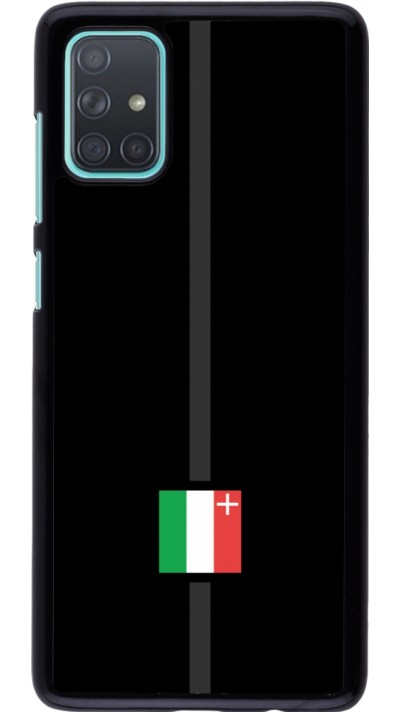 Samsung Galaxy A71 Case Hülle - Kanton NE schwarz