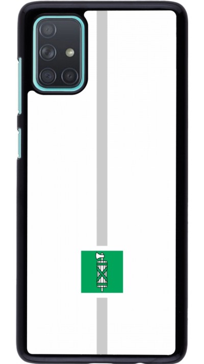 Samsung Galaxy A71 Case Hülle - Kanton SG weiss
