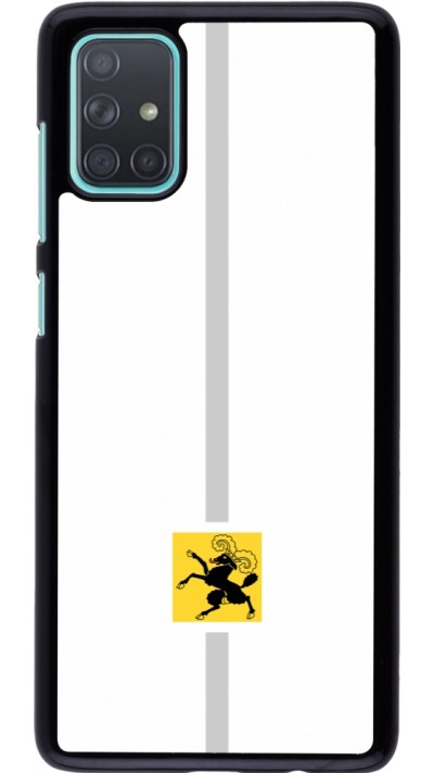 Samsung Galaxy A71 Case Hülle - Kanton SH weiss
