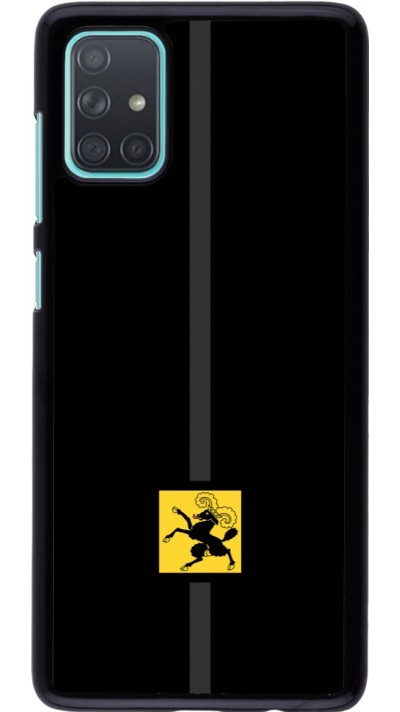 Samsung Galaxy A71 Case Hülle - Kanton SH schwarz